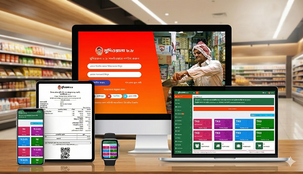 Pos 1 Shop Management Software (মুদিওয়ালা ৮.৮)