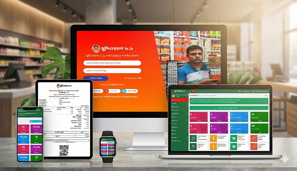 Pos 2 Shop Management Software (মুদিওয়ালা ৮.৯)